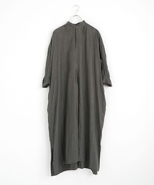 suzuki takayuki スズキタカユキ peasant dress I [A251-22/moss grey]