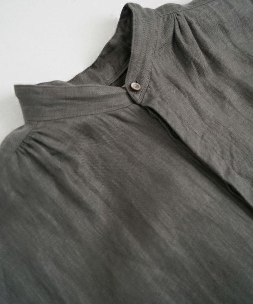 suzuki takayuki スズキタカユキ peasant dress I [A251-22/moss grey]