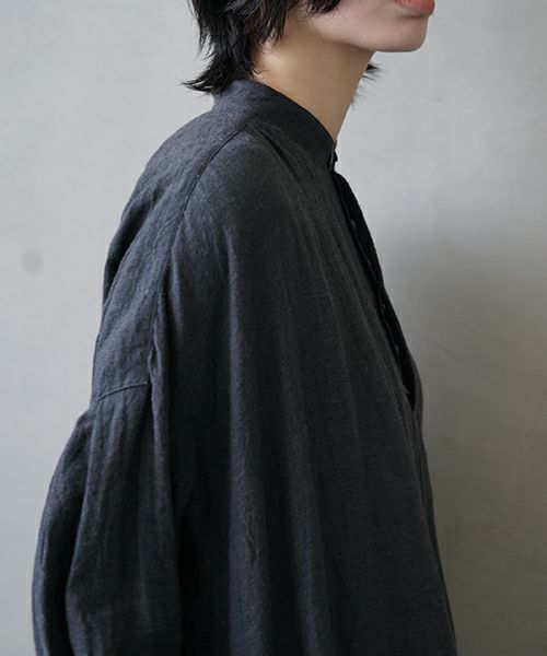 suzuki takayuki スズキタカユキ peasant dress Ⅱ [A251-23/ebony black]