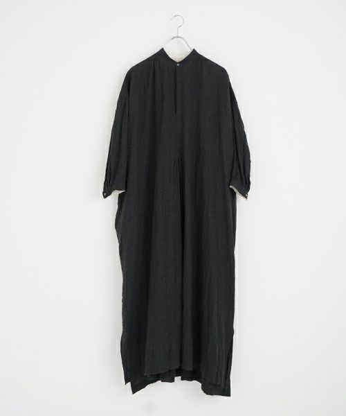 suzuki takayuki スズキタカユキ peasant dress Ⅱ [A251-23/ebony black]