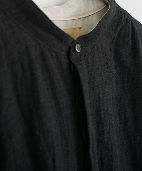 suzuki takayuki スズキタカユキ peasant dress Ⅱ [A251-23/ebony black]