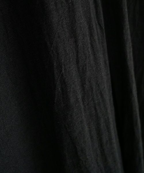 suzuki takayuki スズキタカユキ peasant dress Ⅱ [A251-23/ebony black]