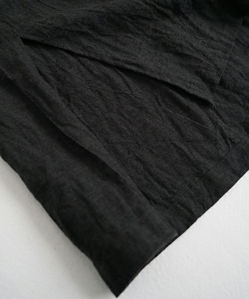 suzuki takayuki スズキタカユキ peasant dress Ⅱ [A251-23/ebony black]