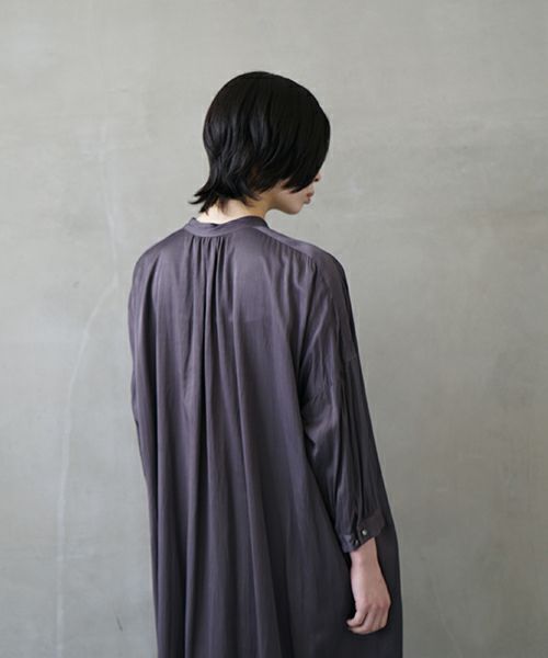 suzuki takayuki スズキタカユキ slip-on dress [T001-04/goose grey]