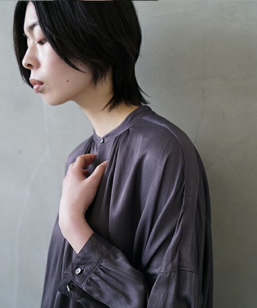 suzuki takayuki スズキタカユキ slip-on dress [T001-04/goose grey]