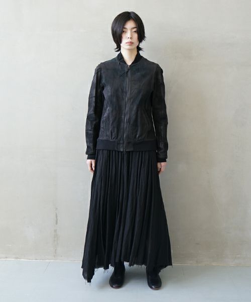 suzuki takayuki スズキタカユキ long skirt [A251-27/black]