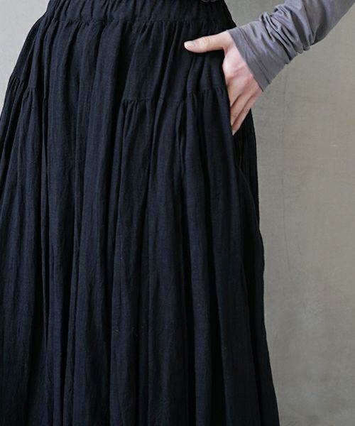suzuki takayuki スズキタカユキ long skirt [A251-27/black]