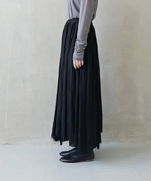 suzuki takayuki スズキタカユキ long skirt [A251-27/black]