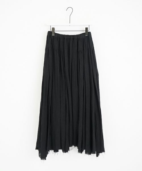 suzuki takayuki スズキタカユキ long skirt [A251-27/black]