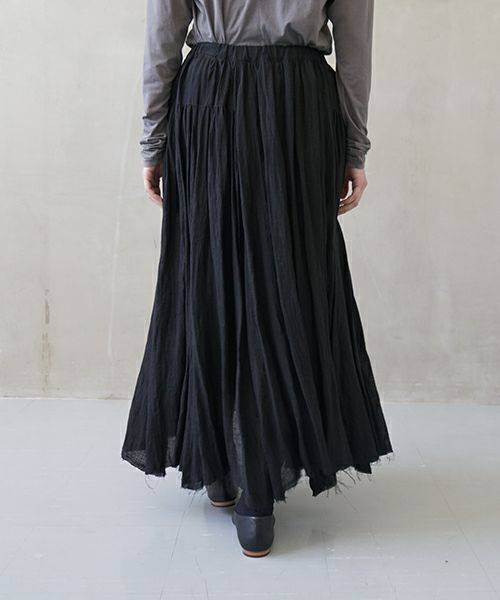 suzuki takayuki スズキタカユキ long skirt [A251-27/black]