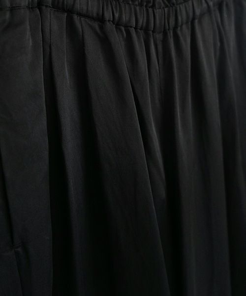 suzuki takayuki スズキタカユキ garthered pantsⅠ[T001-17/black]