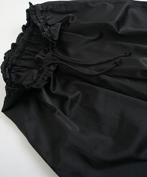 suzuki takayuki スズキタカユキ garthered pantsⅠ[T001-17/black]