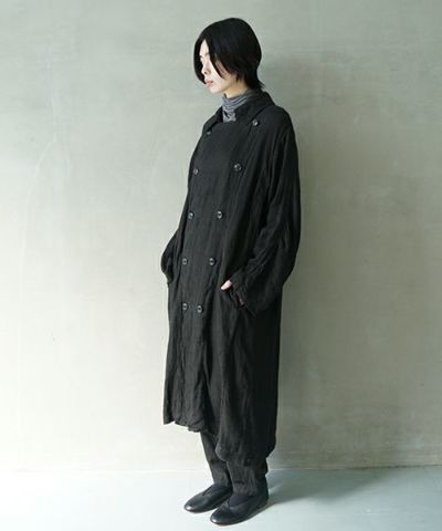 suzuki takayuki スズキタカユキ over coat[A252-09/lampblack]