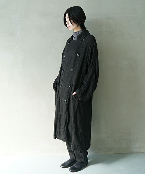 suzuki takayuki スズキタカユキ over coat[A252-09/lampblack]