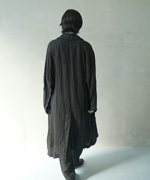 suzuki takayuki スズキタカユキ over coat[A252-09/lampblack]