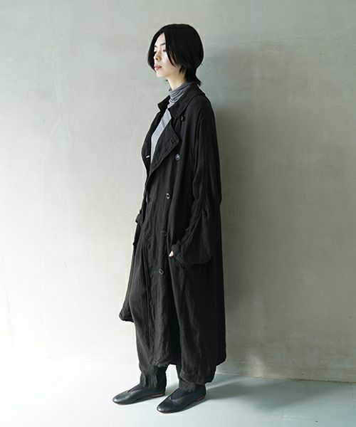 suzuki takayuki スズキタカユキ over coat[A252-09/lampblack]