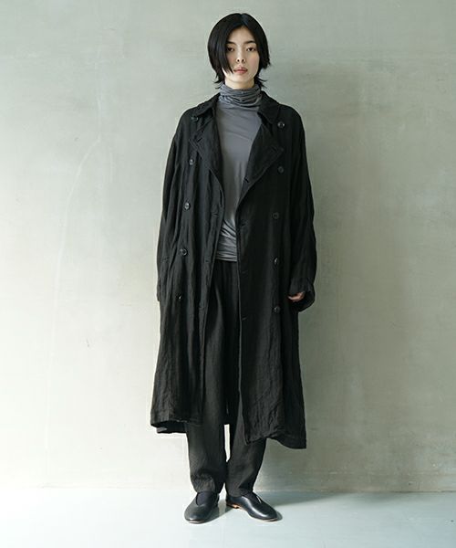 suzuki takayuki スズキタカユキ over coat[A252-09/lampblack]