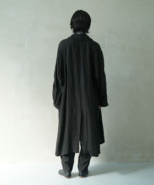 suzuki takayuki スズキタカユキ over coat[A252-09/lampblack]
