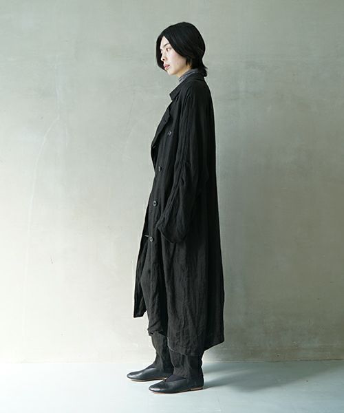 suzuki takayuki スズキタカユキ over coat[A252-09/lampblack]