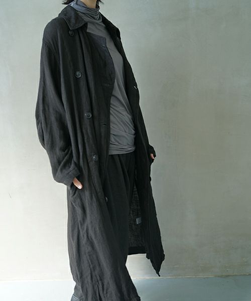 suzuki takayuki スズキタカユキ over coat[A252-09/lampblack]