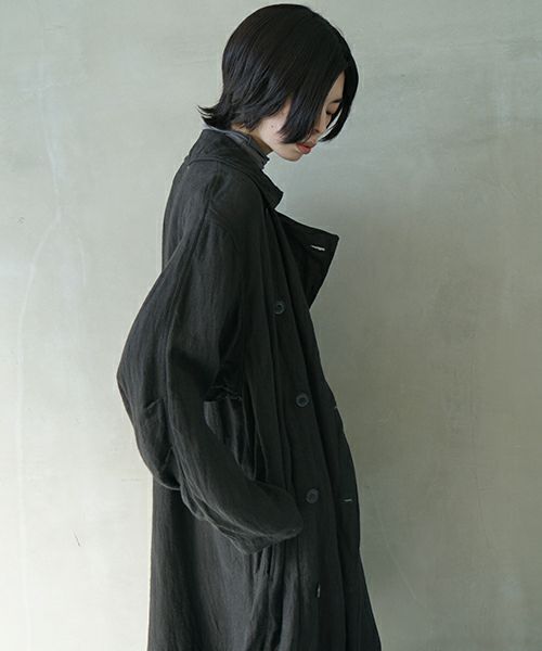 suzuki takayuki スズキタカユキ over coat[A252-09/lampblack]