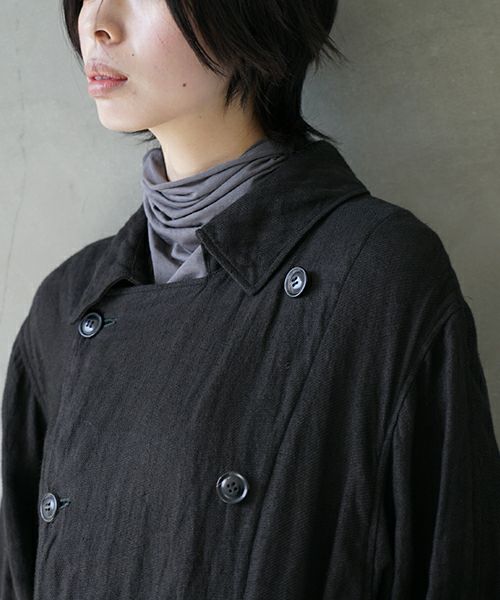 suzuki takayuki スズキタカユキ over coat[A252-09/lampblack]