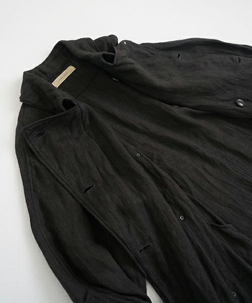 suzuki takayuki スズキタカユキ over coat[A252-09/lampblack]