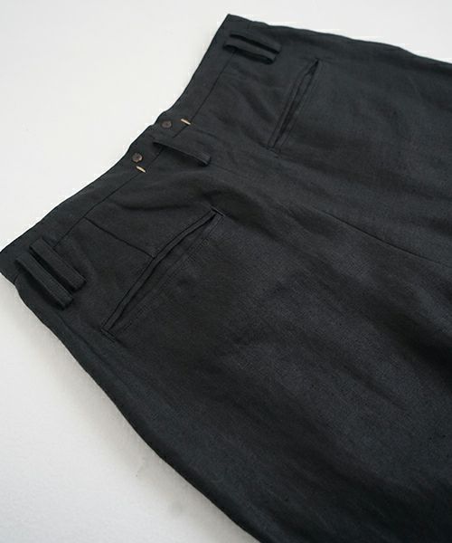 suzuki takayuki スズキタカユキ wide legged pantsⅠ[A252-11/black]