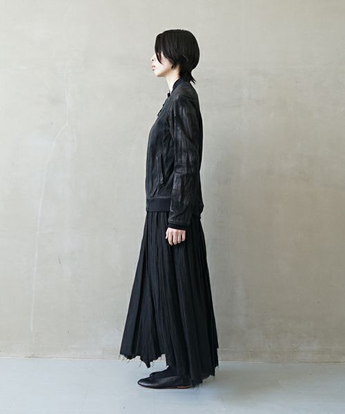 suzuki takayuki スズキタカユキ leather blouson[T002-07/black]