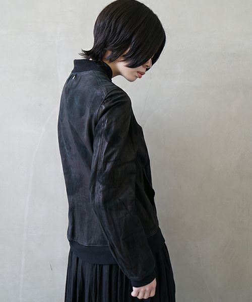 suzuki takayuki スズキタカユキ leather blouson[T002-07/black]