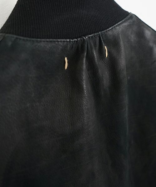 suzuki takayuki スズキタカユキ leather blouson[T002-07/black]