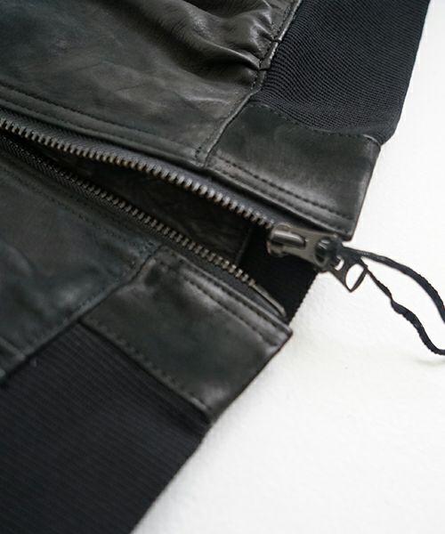 suzuki takayuki スズキタカユキ leather blouson[T002-07/black]