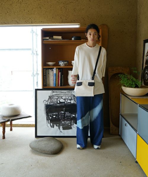 macromauro  マクロマウロ WRAP BAG SHOULDER CANVAS S(NATURAL)