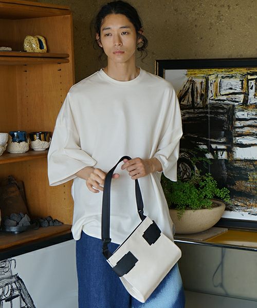macromauro  マクロマウロ WRAP BAG SHOULDER CANVAS S(NATURAL)