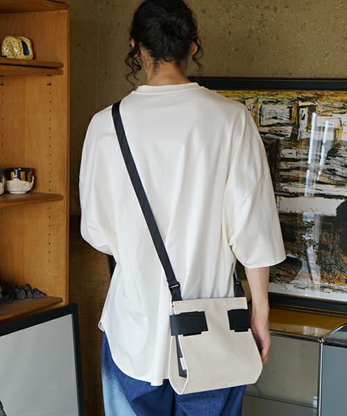 macromauro  マクロマウロ WRAP BAG SHOULDER CANVAS S(NATURAL)