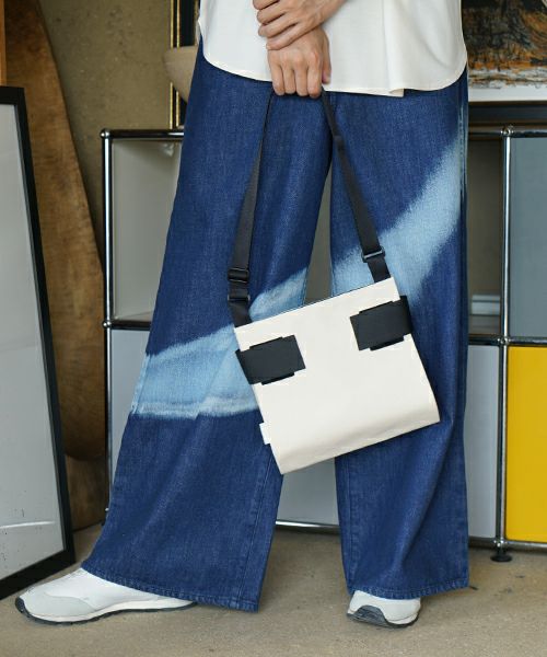 macromauro  マクロマウロ WRAP BAG SHOULDER CANVAS S(NATURAL)