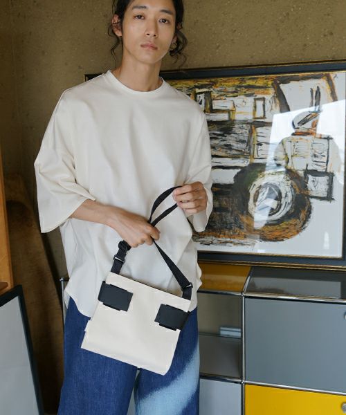 macromauro  マクロマウロ WRAP BAG SHOULDER CANVAS S(NATURAL)