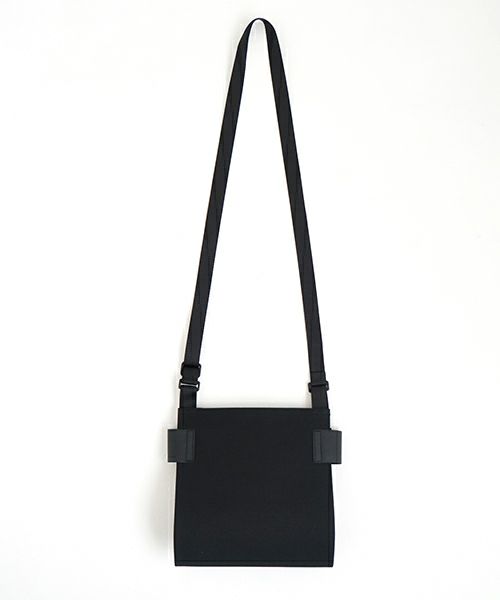 macromauro  マクロマウロ WRAP BAG SHOULDER CANVAS S(BLACK)