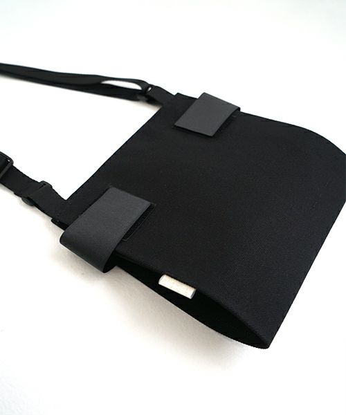 macromauro  マクロマウロ WRAP BAG SHOULDER CANVAS S(BLACK)