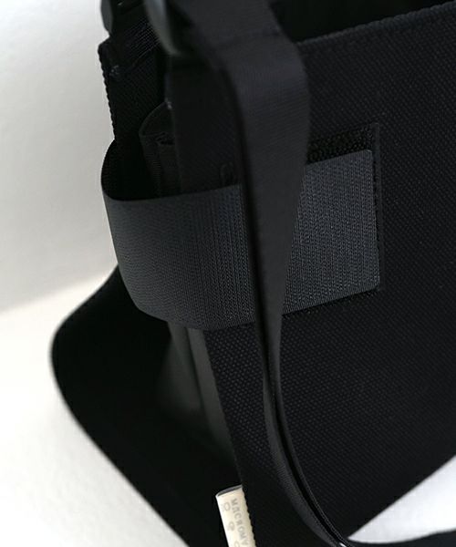 macromauro  マクロマウロ WRAP BAG SHOULDER CANVAS S(BLACK)