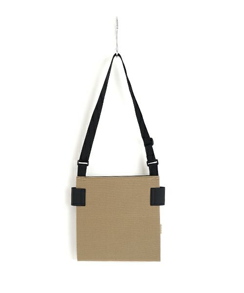 macromauro  マクロマウロ WRAP BAG SHOULDER CANVAS S(BEIGE)