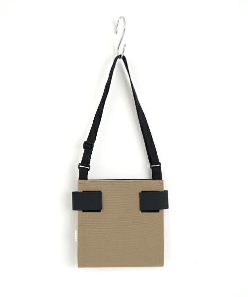 macromauro  マクロマウロ WRAP BAG SHOULDER CANVAS S(BEIGE)