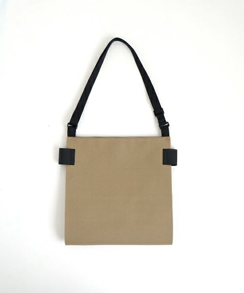 macromauro  マクロマウロ WRAP BAG SHOULDER CANVAS S(BEIGE)