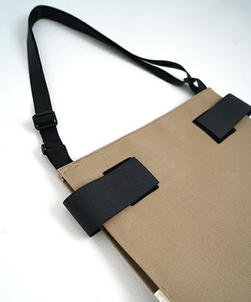 macromauro  マクロマウロ WRAP BAG SHOULDER CANVAS S(BEIGE)