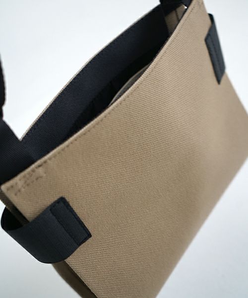 macromauro  マクロマウロ WRAP BAG SHOULDER CANVAS S(BEIGE)