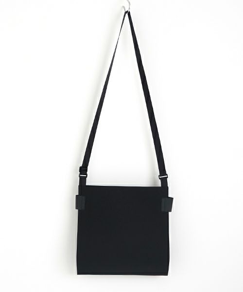 macromauro  マクロマウロ WRAP BAG SHOULDER CANVAS M(BLACK)