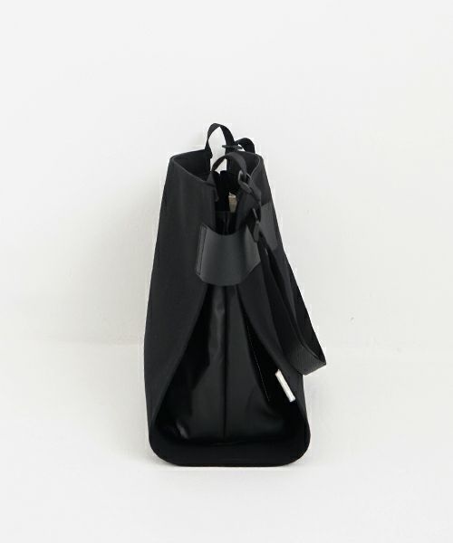 macromauro  マクロマウロ WRAP BAG SHOULDER CANVAS M(BLACK)