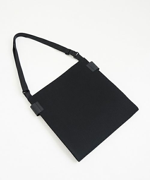 macromauro  マクロマウロ WRAP BAG SHOULDER CANVAS M(BLACK)