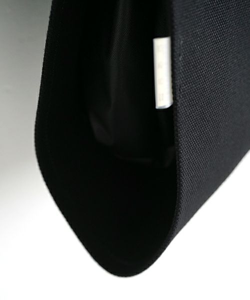 macromauro  マクロマウロ WRAP BAG SHOULDER CANVAS M(BLACK)