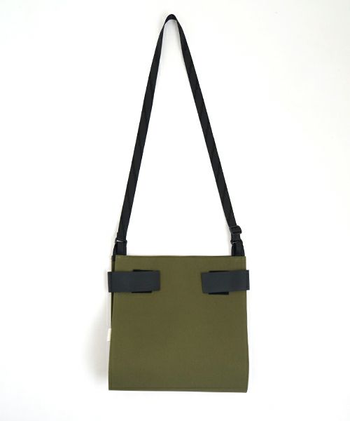 macromauro  マクロマウロ WRAP BAG SHOULDER CANVAS M(KHAKI)
